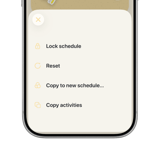 KidCue feature: Copy/paste routines